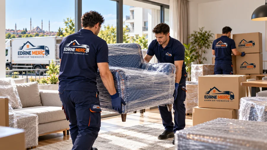 Koltuk ve ev eşyalarının taşınması, temsili