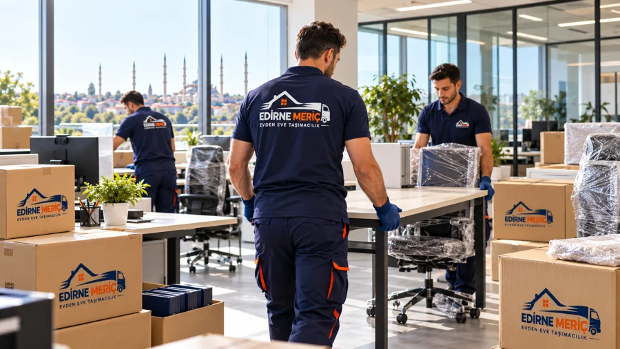 Ofis eşyaları ve ambalaj kutuları, temsili